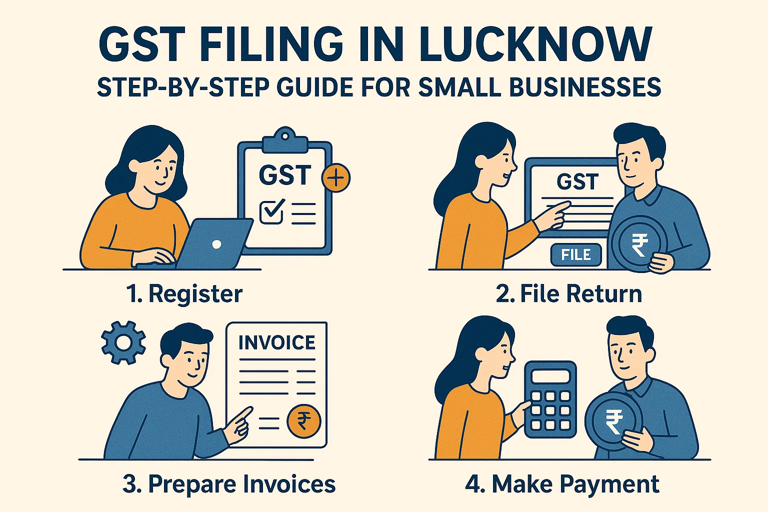 GST filing guidance for businesses in Lucknow
